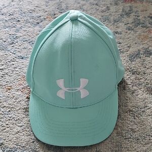 Nwot Under Armour Blue and White Hat